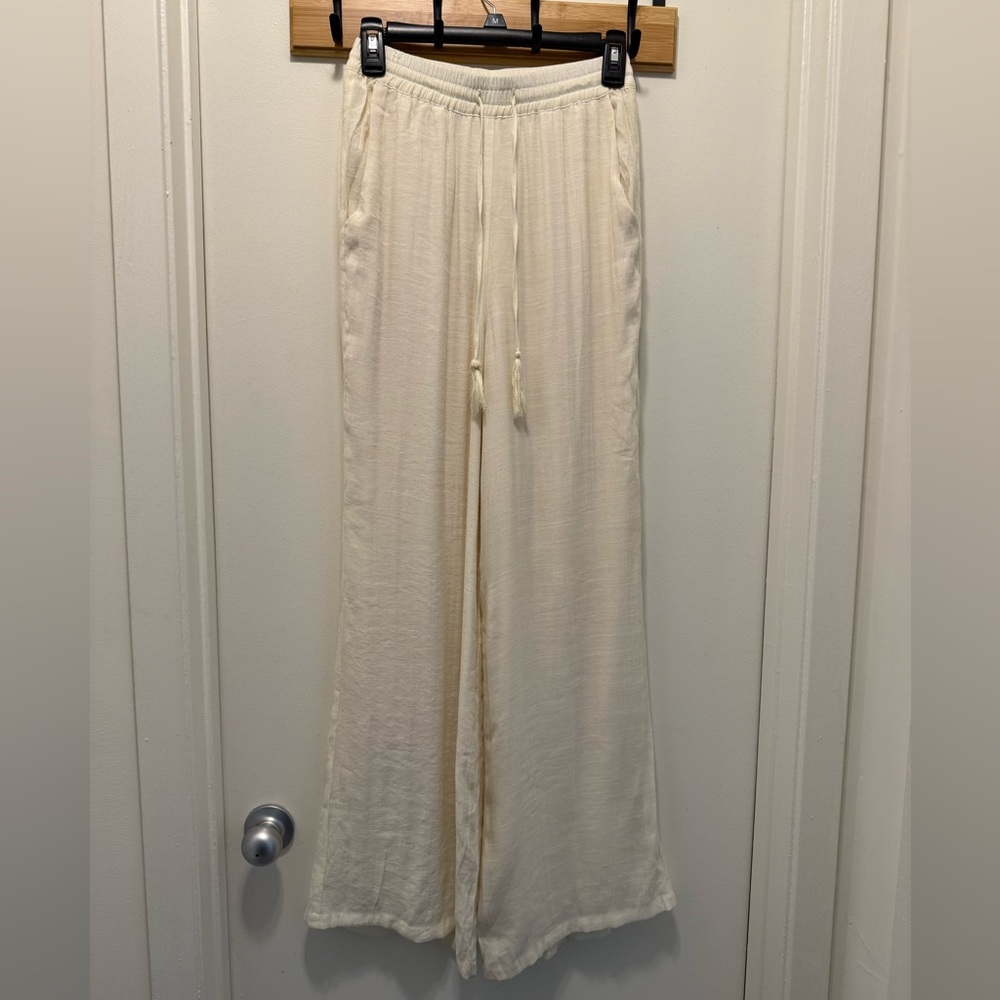 Monday Swimwear Ivory Tahiti Pants - Picture 1 of 4